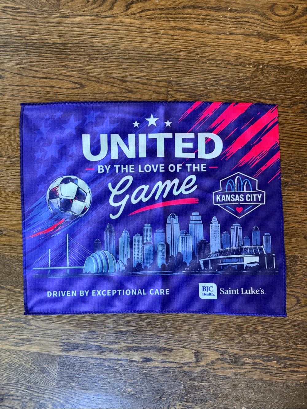 United By The Love Of The Game Kansas City Soccer Rally Towel
